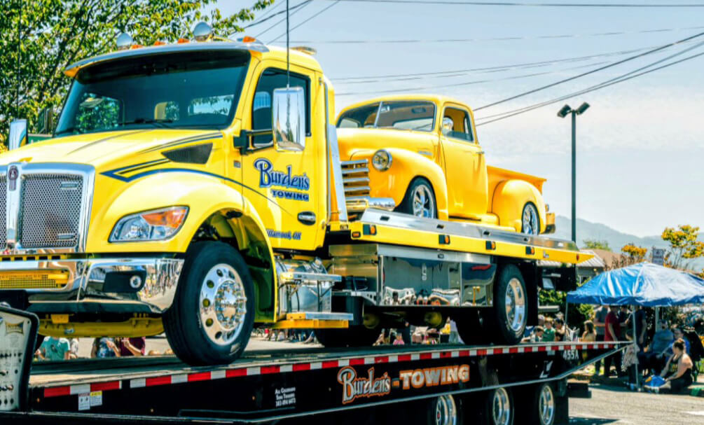Flatbed Towing Burden's Tillamook County